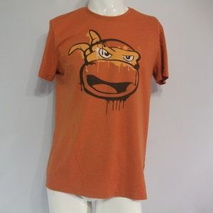4/$20 Ninja Turtles Orange Mens Large T Shirt